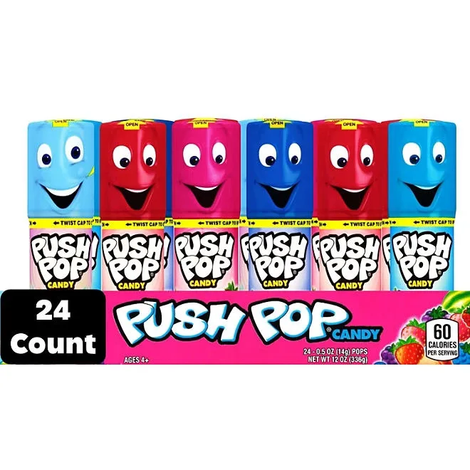 Push Pop Variety Pack Candy, 0.5 oz., 24 ct. 2