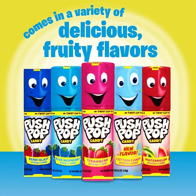 Push Pop Variety Pack Candy, 0.5 oz., 24 ct. 5