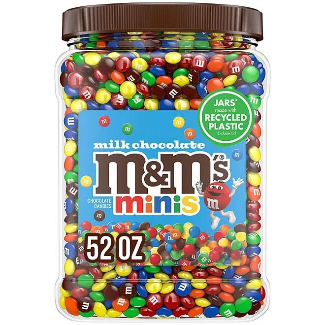 M&M’S Milk Chocolate Candy, Minis, 52 oz. 2