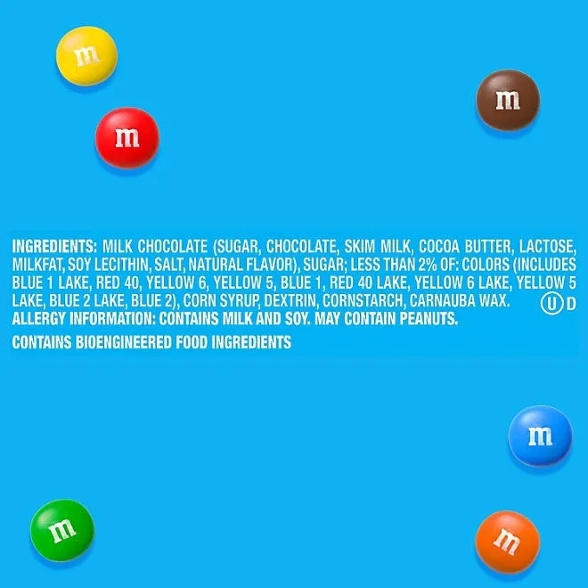 M&M’S Milk Chocolate Candy, Minis, 52 oz. 4