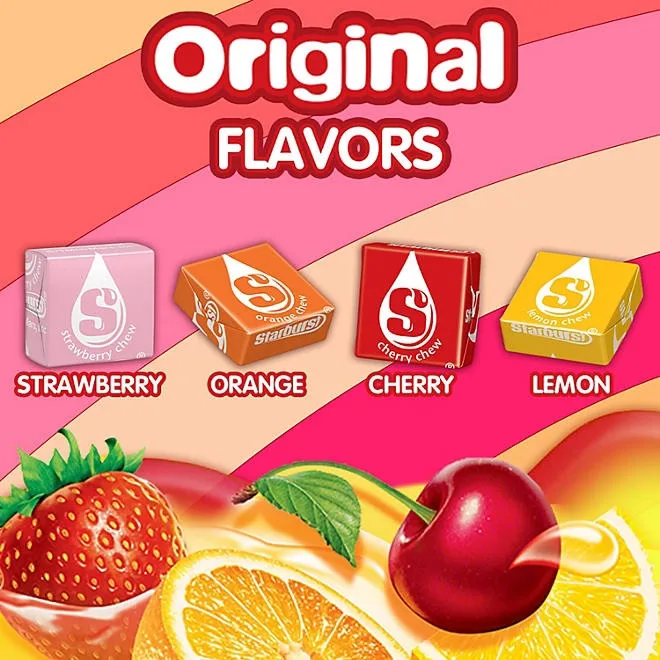 Starburst Original Fruity Chewy Candy, Full Size, 2.07 oz., 36 ct. 5