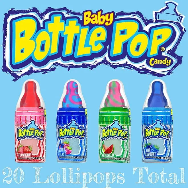 Baby Bottle Pop Variety Pack Candy, 0.85 oz., 20 ct. 4