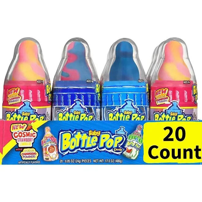 Baby Bottle Pop Variety Pack Candy, 0.85 oz., 20 ct. 2