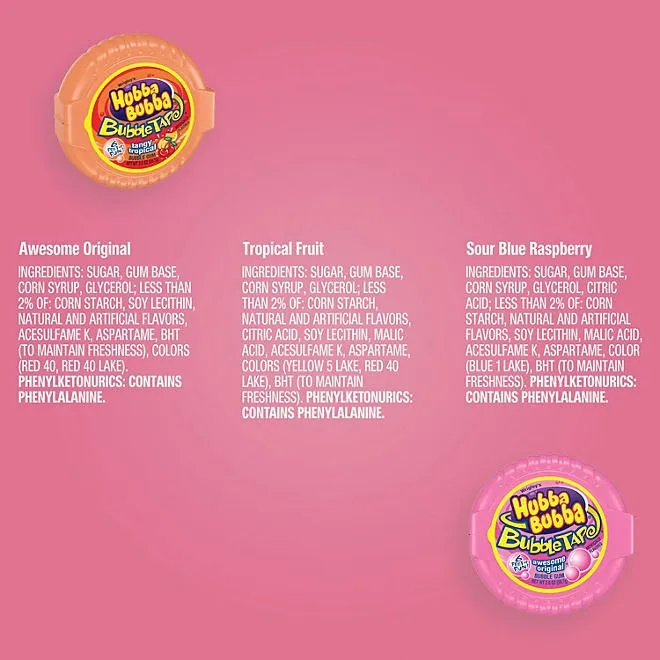 Hubba Bubba Bubble Tape Gum, 2 oz., 12 pk. 4