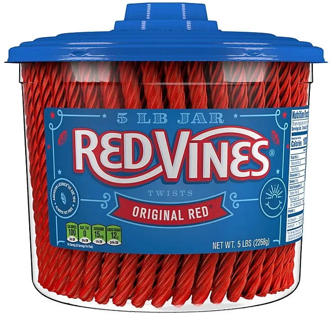Red Vines Original Red Twists, 5 lbs. 2