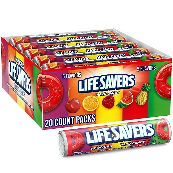 Life Savers 5 Flavors Hard Candy, 1.14 oz., 20 pk. 2