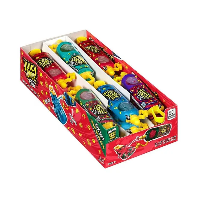 Juicy Drop Pop Sour Candy,18 ct. 2
