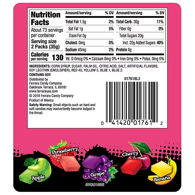 Now & Later Fruit Chews Candy, 150 pk. 3
