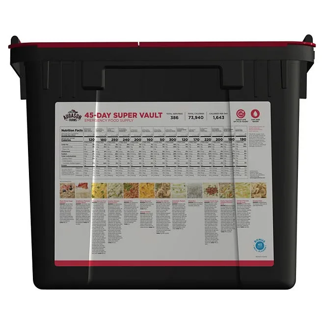Augason Farms 45-Day Super Food Vault 1 person 3