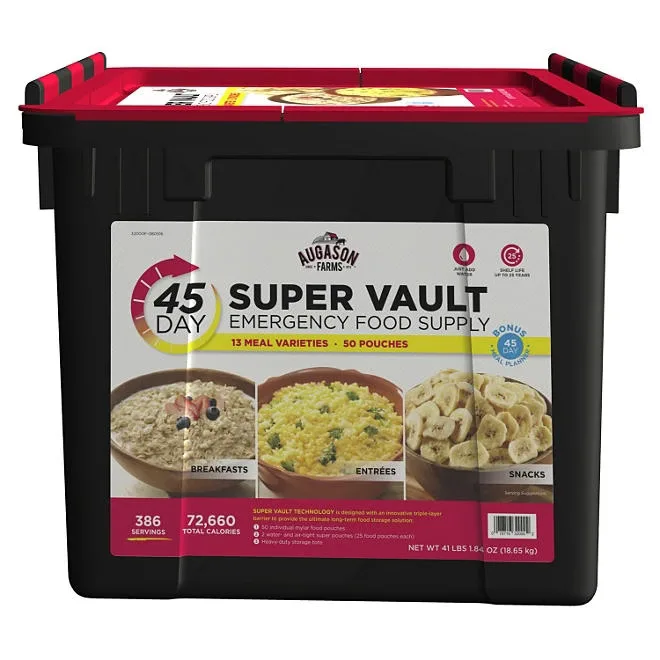 Augason Farms 45-Day Super Food Vault 1 person 5
