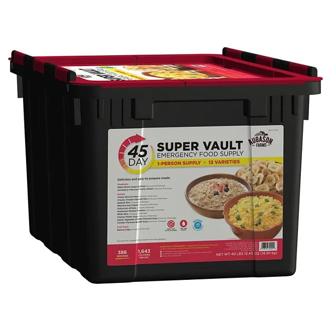Augason Farms 45-Day Super Food Vault 1 person 2