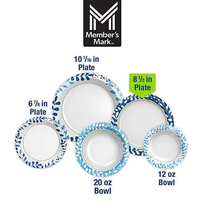 Member's Mark Ultra Lunch Paper Plates, 8.5", 300 ct. 4