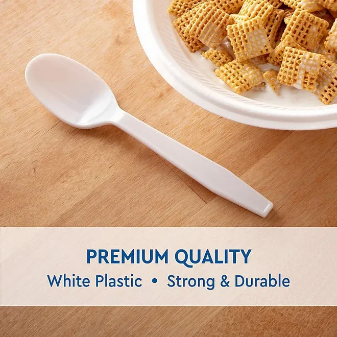 Member's Mark Heavyweight White Plastic Spoons, 600 ct. 4