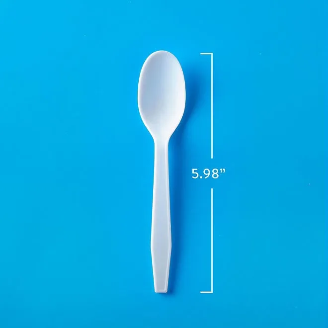 Member's Mark Heavyweight White Plastic Spoons, 600 ct. 3