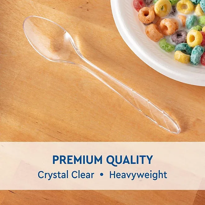 Member's Mark Clear Plastic Spoons, Heavyweight 300 ct.  4
