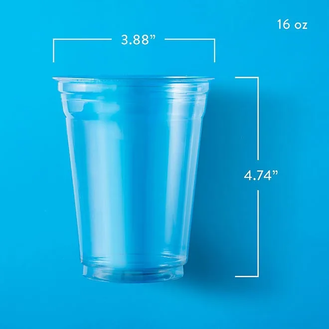 Member's Mark Clear Plastic Cups 16 oz., 132 ct. 3
