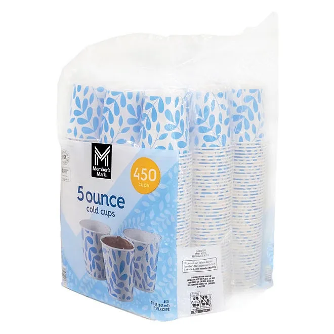 Member's Mark Printed Paper Bath Cold Cup 5 oz., 450 ct. 3