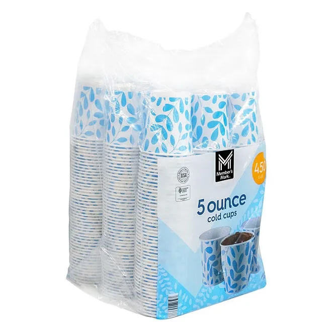 Member's Mark Printed Paper Bath Cold Cup 5 oz., 450 ct. 4