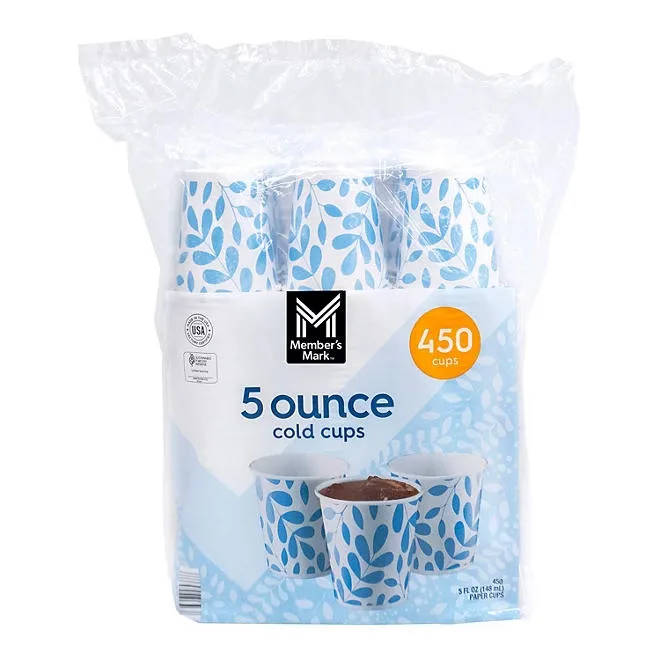 Member's Mark Printed Paper Bath Cold Cup 5 oz., 450 ct. 2