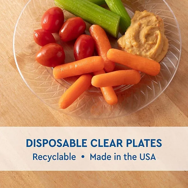 Member's Mark Clear Plastic Plates, 6.25" 90 ct. 4