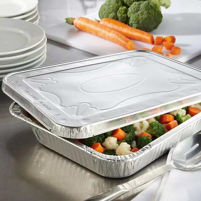 Member's Mark Aluminum Steam Table Lids, Half Size 36 ct. 4