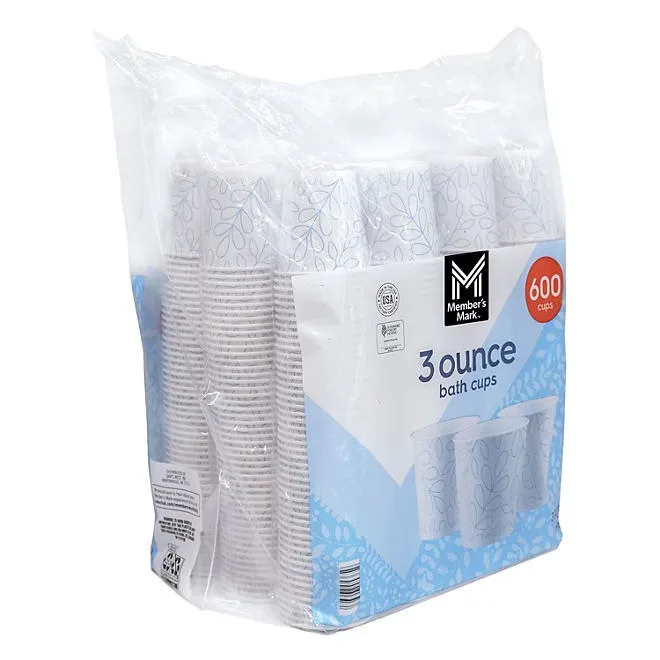 Member's Mark Printed Paper Bath Cold Cup 3 fl. oz., 600 ct. 4