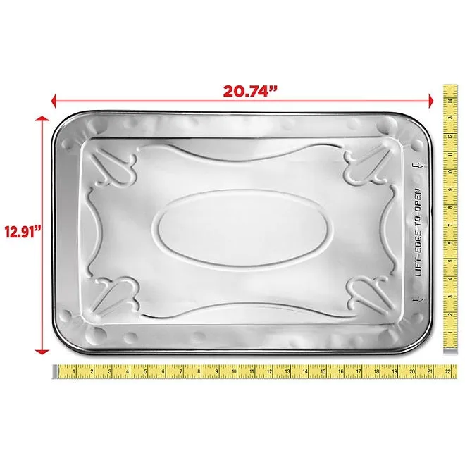 Member's Mark Aluminum Steam Table Pan Lids, Full Size 18 ct. 3