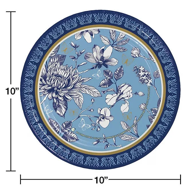 Member's Mark French Floral Paper Plates, 10", 85 ct. 3