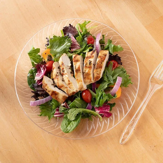 Member's Mark Clear Plastic Plates, 9" 45 ct. 5