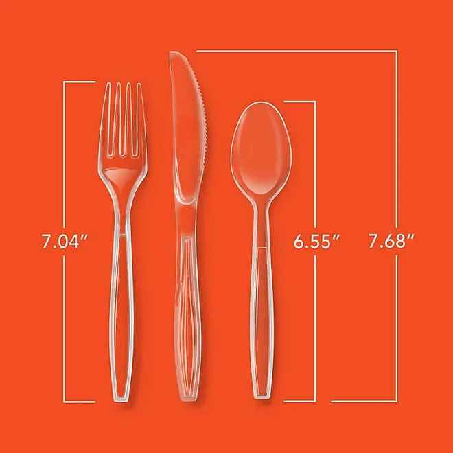Hefty Clear Plastic Cutlery Combo Pack (360 ct.) 3
