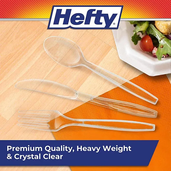 Hefty Clear Plastic Cutlery Combo Pack (360 ct.) 5