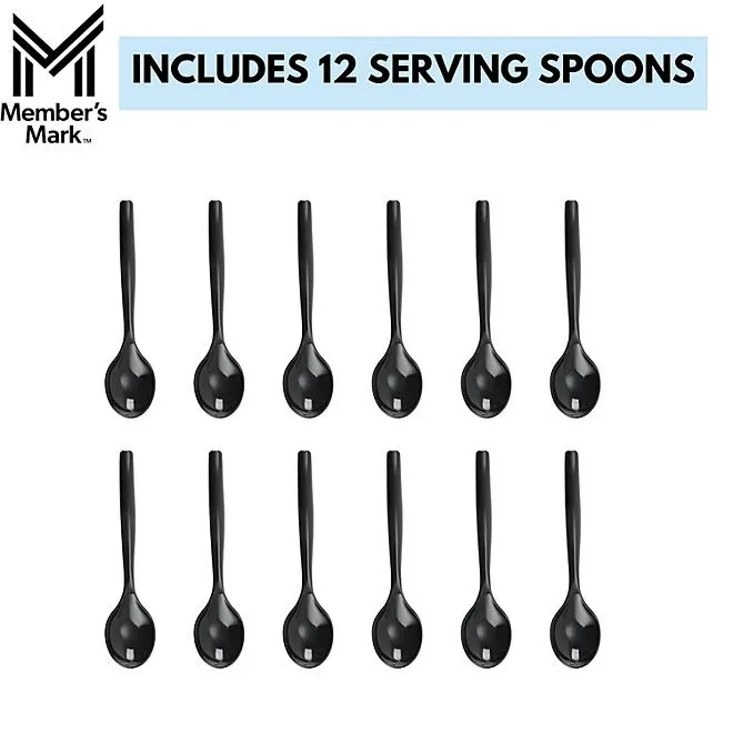 Member's Mark Heavyweight Plastic Serving Spoons 12 ct. 3