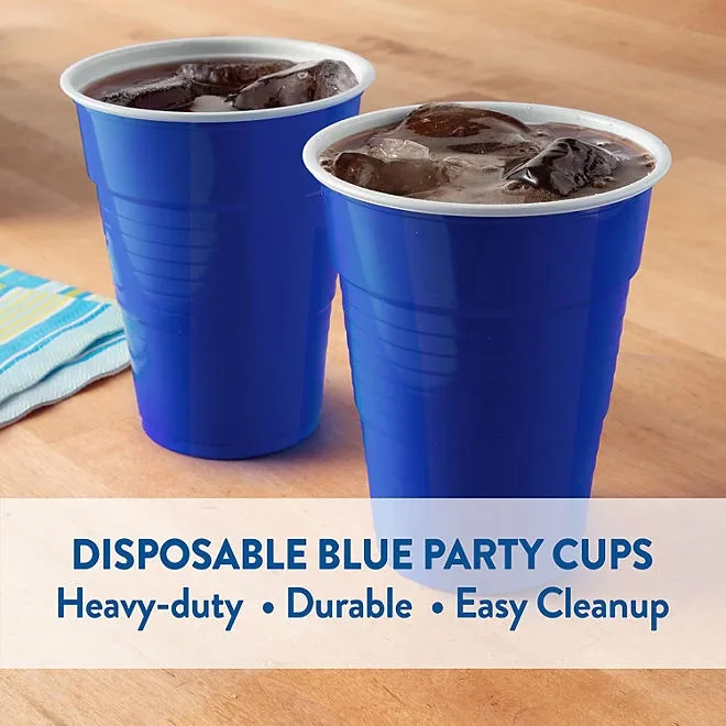 Member's Mark Heavy-Duty Blue Plastic Cups 18 oz., 240 ct. 4