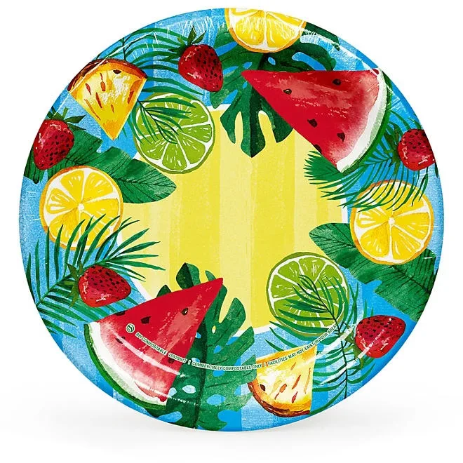 Member's Mark Summer Dinner Paper Plates, 10", 85 ct. 2