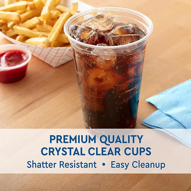 Member's Mark Clear Plastic Cups, 20 oz., 120 ct. 4