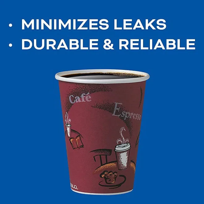 Dart Solo Bistro Design Hot Drink Paper Cups, 12 oz., 300 ct. 4