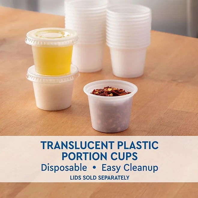 Member's Mark Translucent Plastic Portion Cups 1 fl. oz., 2,500 ct. 4