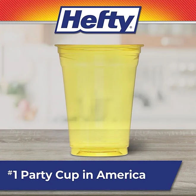 Hefty Party Perfect Translucent Plastic Cup, Spring Colors, 18 oz., 140 ct. 4