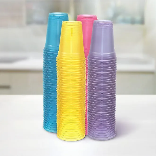 Hefty Party Perfect Translucent Plastic Cup, Spring Colors, 18 oz., 140 ct. 5