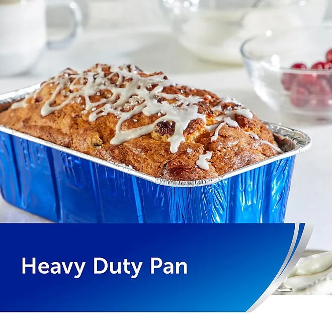 Reynolds Kitchens Aluminum Medium Loaf Pans with Lids 12 ct. 5