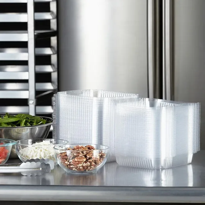 Hefty Clear Hinged Lid Plastic Container, 8" x 8" (125 ct.) 3