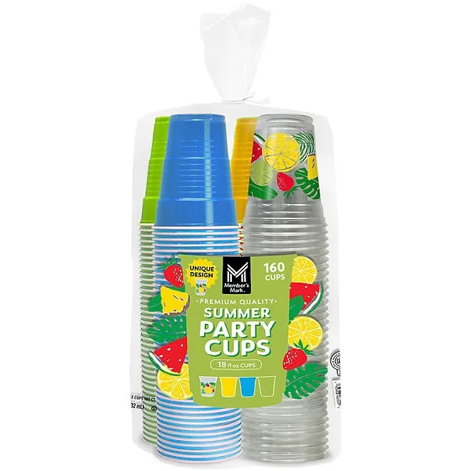 Member's Mark Premium Quality Summer Cups, 18 fl. oz., 160 ct. 2