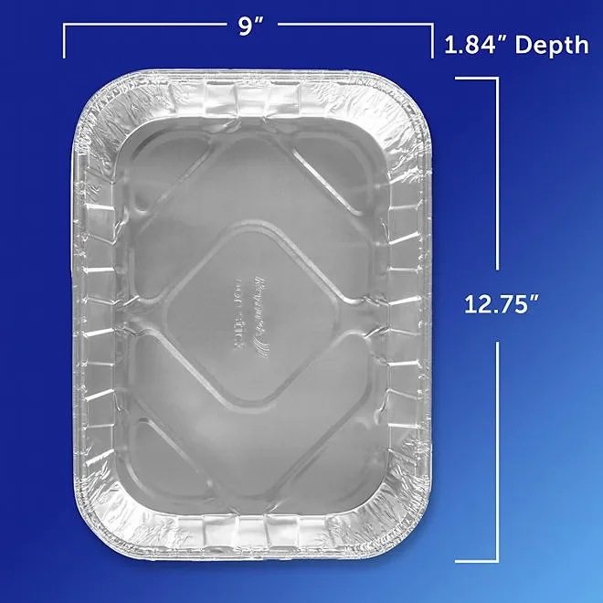 Reynolds Kitchens 13" x 9" Aluminum Cake Pans with Lids, 6 ct. 3