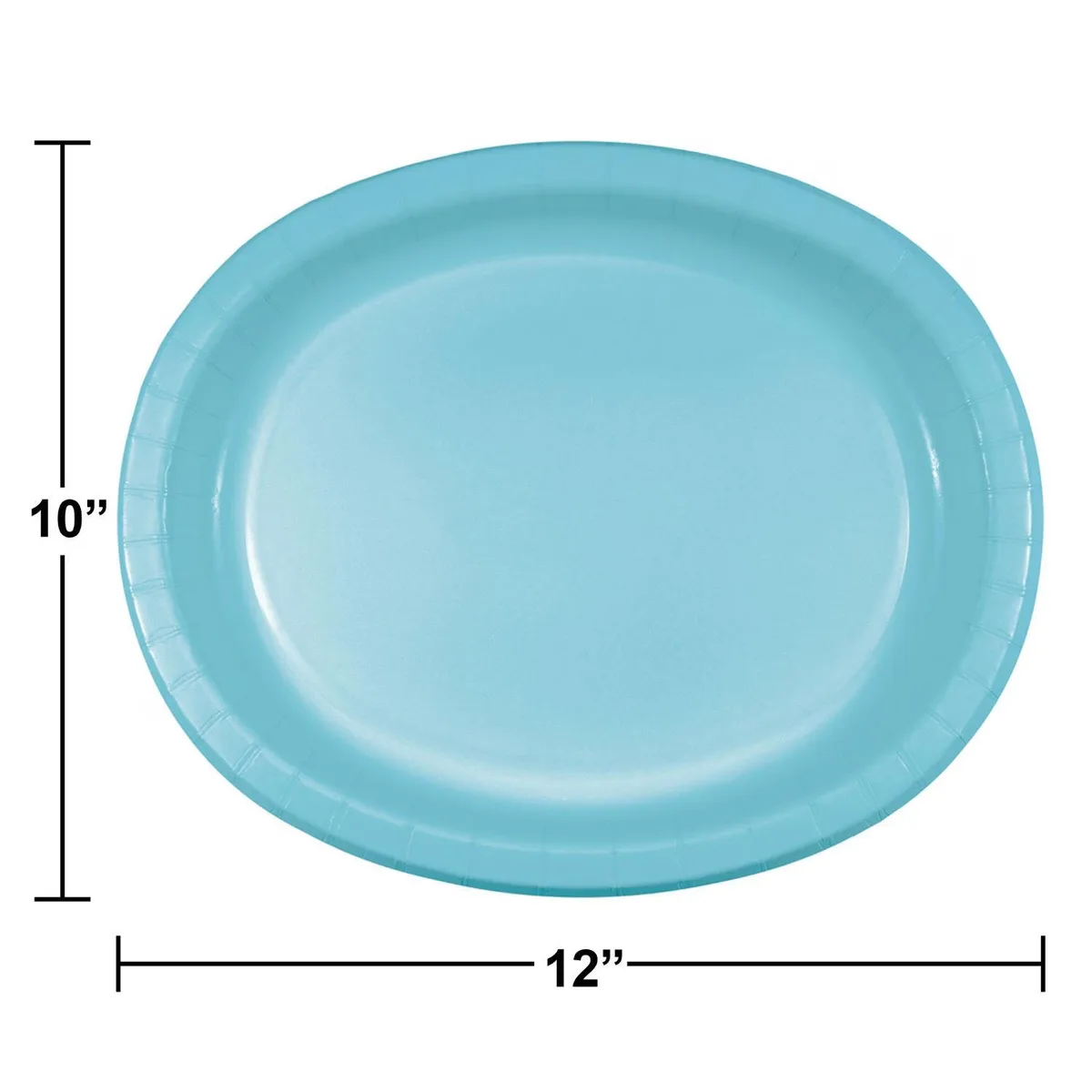 Artstyle Oval Paper Plates 10" x 12", 50 ct., Choose Color 2