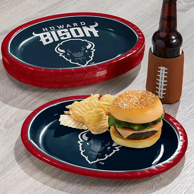 NCAA HBCU Oval Paper Plates, 10" x 12" , 50 ct., Choose Team 5
