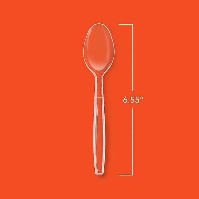 Hefty Clear Heavy-Weight Plastic Spoons 300 ct. 3