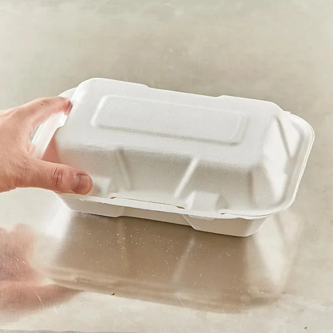 Hefty ECOSAVE Hoagie Hinged Lid Container, 9" x 6" , 75 ct. 3