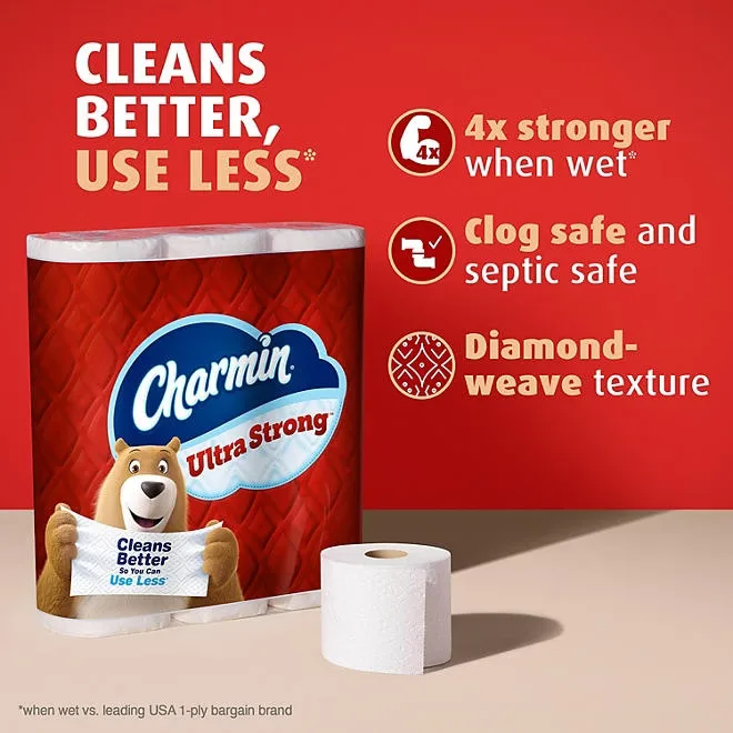 Charmin Ultra Strong 2-Ply Toilet Paper 32 rolls, 231 sheets/roll 4