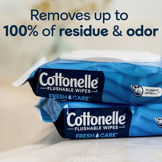 Cottonelle Freshcare Flushable Wipes, 12 ct., 504 wipes 5