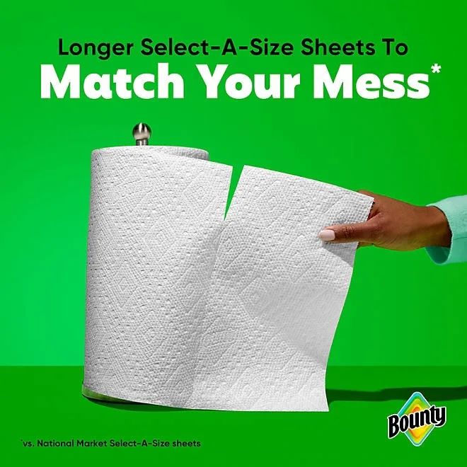 Bounty Prints Select-A-Size 2-Ply Paper Towels, 12 Rolls, 128 sheets/roll 5